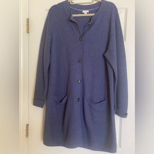 J Jill Long Sweater Coat (lightweight sweater)